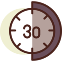 technology,time and date,half hour,30 minutes,thirty,half an hour,countdown,minutes,seconds,30